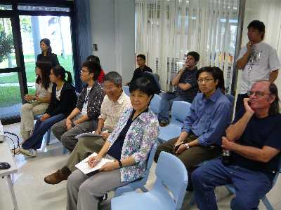 20/10/2008<br />Professors James Tai and Jane Tsay, the Graduate Institute of National Chung Cheng University, Taiwan